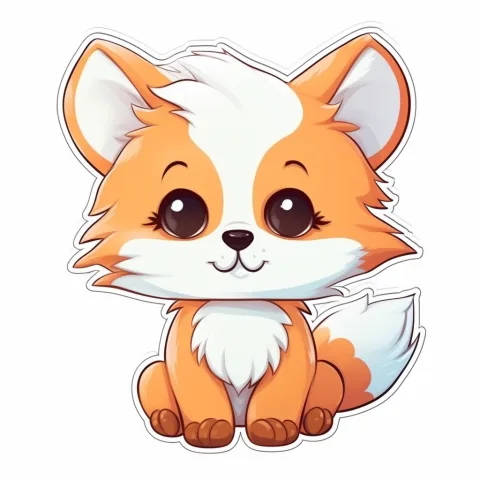 Neugieriger Babyfuchs